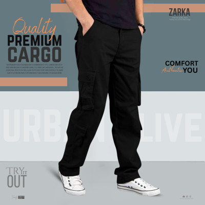8 POCKET CARGO -[PREMIUM BLACK]