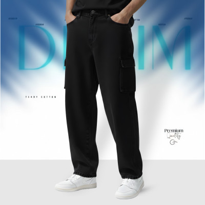 6 POCKET DENIM JEANS-[PREMIUM BLACK]