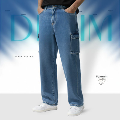 6 POCKET DENIM JEANS-[PREMIUM MIT LIGHT BLUE]