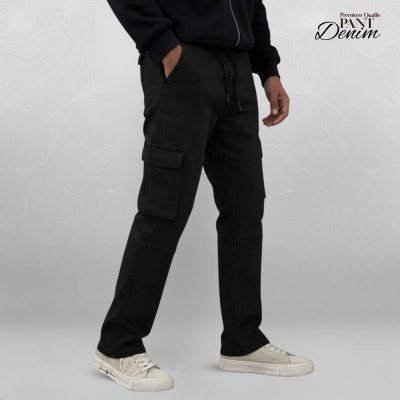 6 Pocket  Cargo Denim-Black