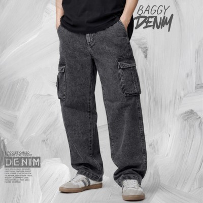 6 POCKET DENIM JEANS-[PREMIUM ASH]