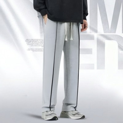 PREMIUM COTTON BAGGY TROUSER-[1-STEP ASH]