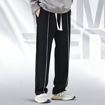 PREMIUM COTTON BAGGY TROUSER-[1-Step Black]