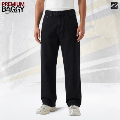 4 POCKET DENIM JEANS-[PREMIUM BLACK]