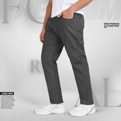 Mens Premium Chino Pant-Dark Ash