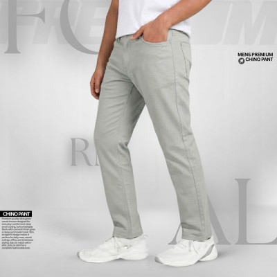Mens Premium Chino Pant-Light Ash