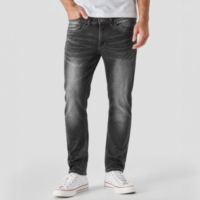 Premium Vintage Wash Slim-Fit Blue Ash for Men