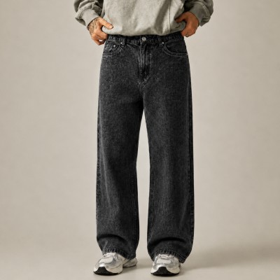 4 POCKET DENIM JEANS-[PREMIUM ACID WASH]