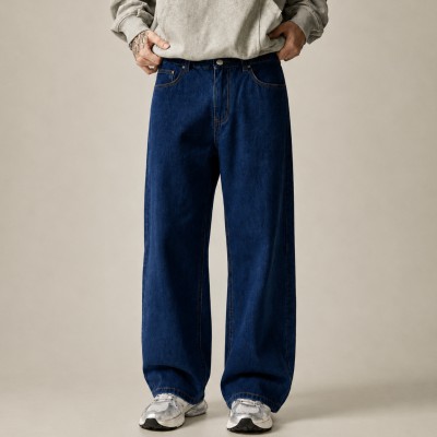 4 POCKET DENIM JEANS-[PREMIUM DEEP BLUE]