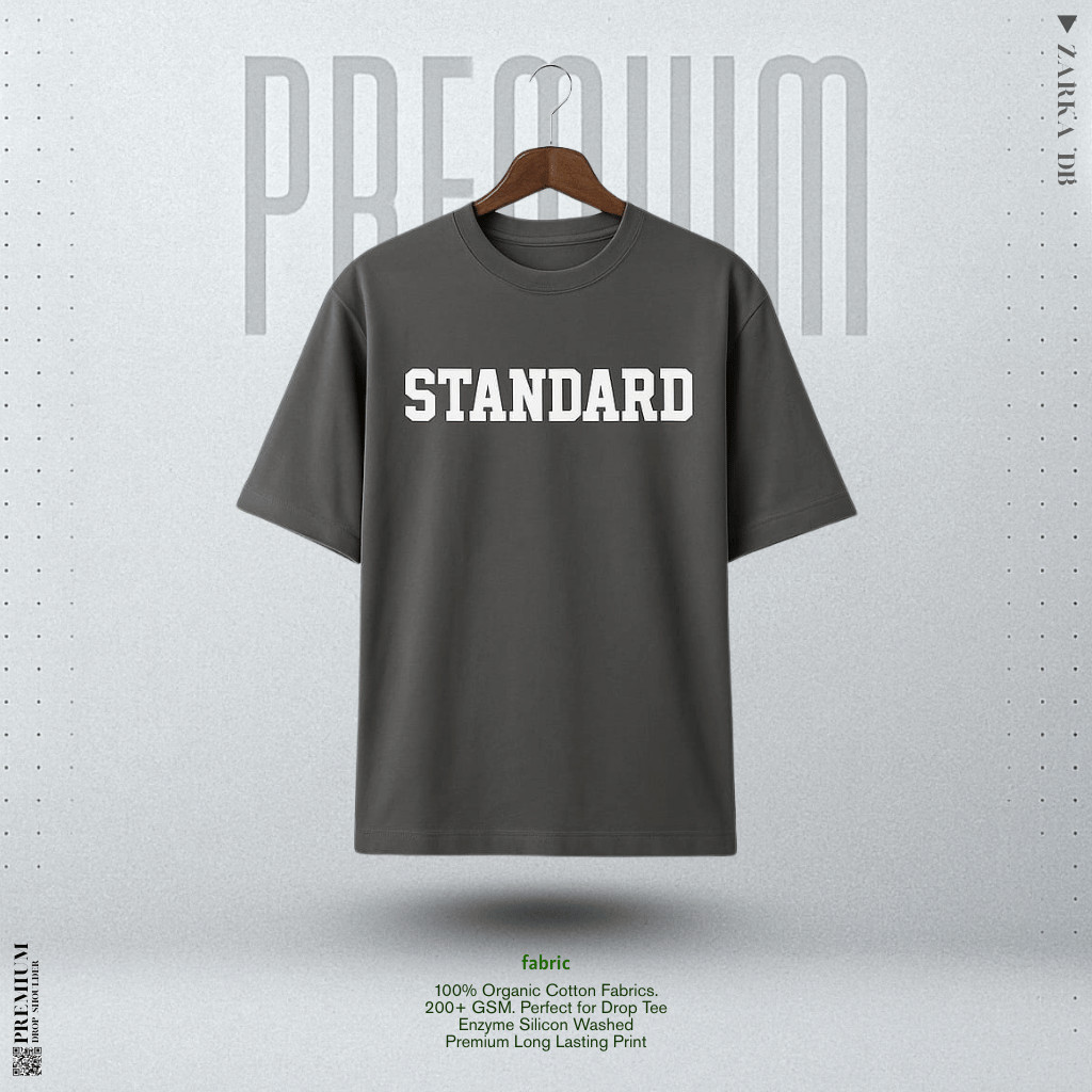 Premium Drop shoulder t-shirt for Men's main image 1